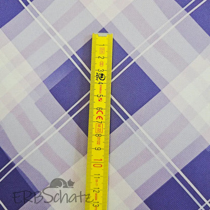 Wasserabweisender Canvas/Oxford | Lavender Tartan | 0,5m