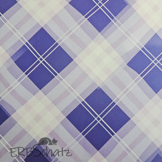 Wasserabweisender Canvas/Oxford | Lavender Tartan | 0,5m