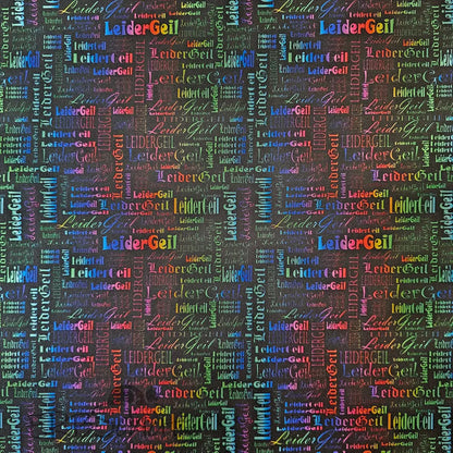 Wasserabweisender Canvas/Oxford LeiderGeil Wordcloud | 0,5m