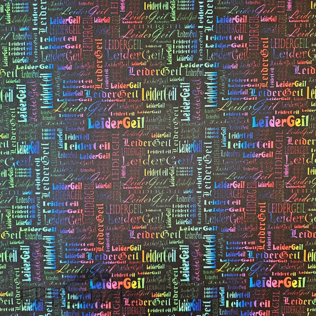 Wasserabweisender Canvas/Oxford LeiderGeil Wordcloud | 0,5m