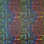 Wasserabweisender Canvas/Oxford LeiderGeil Wordcloud | 0,5m