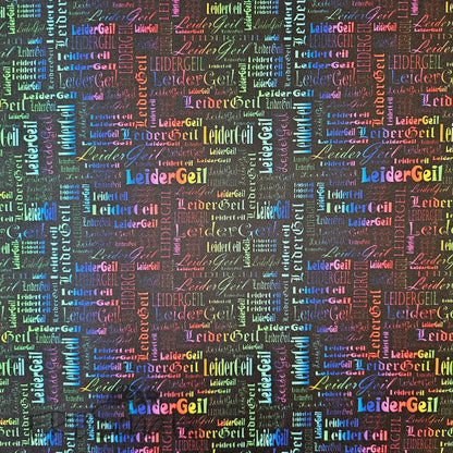Wasserabweisender Canvas/Oxford LeiderGeil Wordcloud | 0,5m