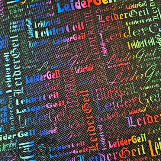 Wasserabweisender Canvas/Oxford LeiderGeil Wordcloud | 0,5m