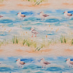 Wasserabweisender Canvas/Oxford | Möwen & Meer | 0,5m