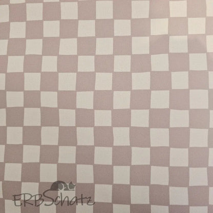 Wasserabweisender Canvas/Oxford | Nude Checkerboard | 0,5m