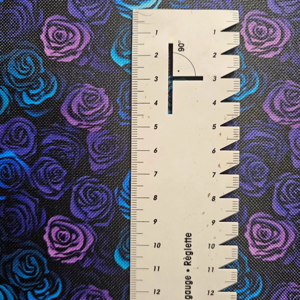 Wasserabweisender Canvas/Oxford Outline Roses | 0,5m
