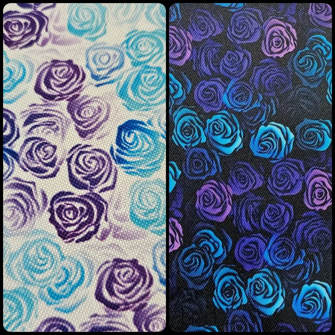 Wasserabweisender Canvas/Oxford Outline Roses | 0,5m