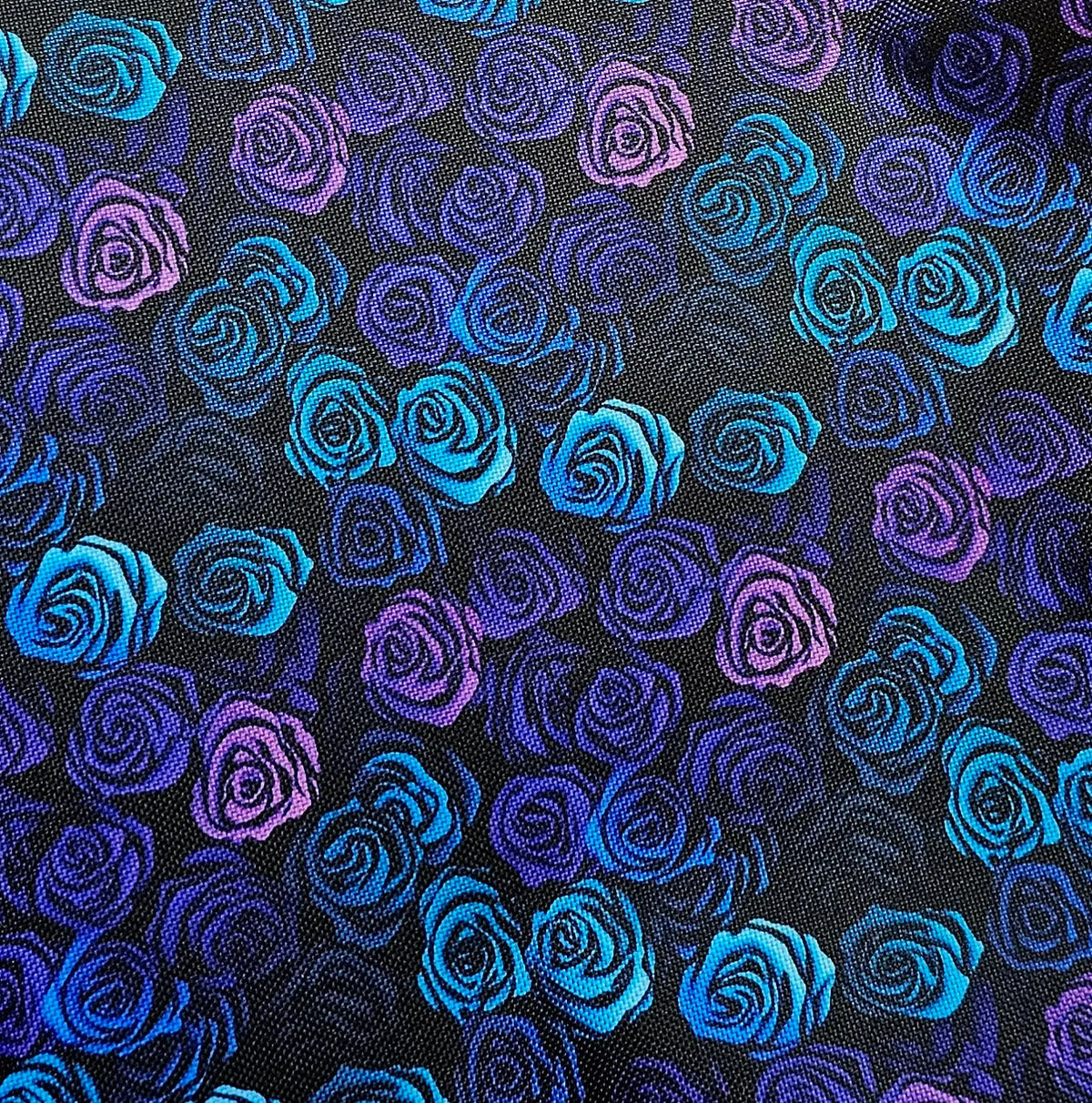 Wasserabweisender Canvas/Oxford Outline Roses | 0,5m