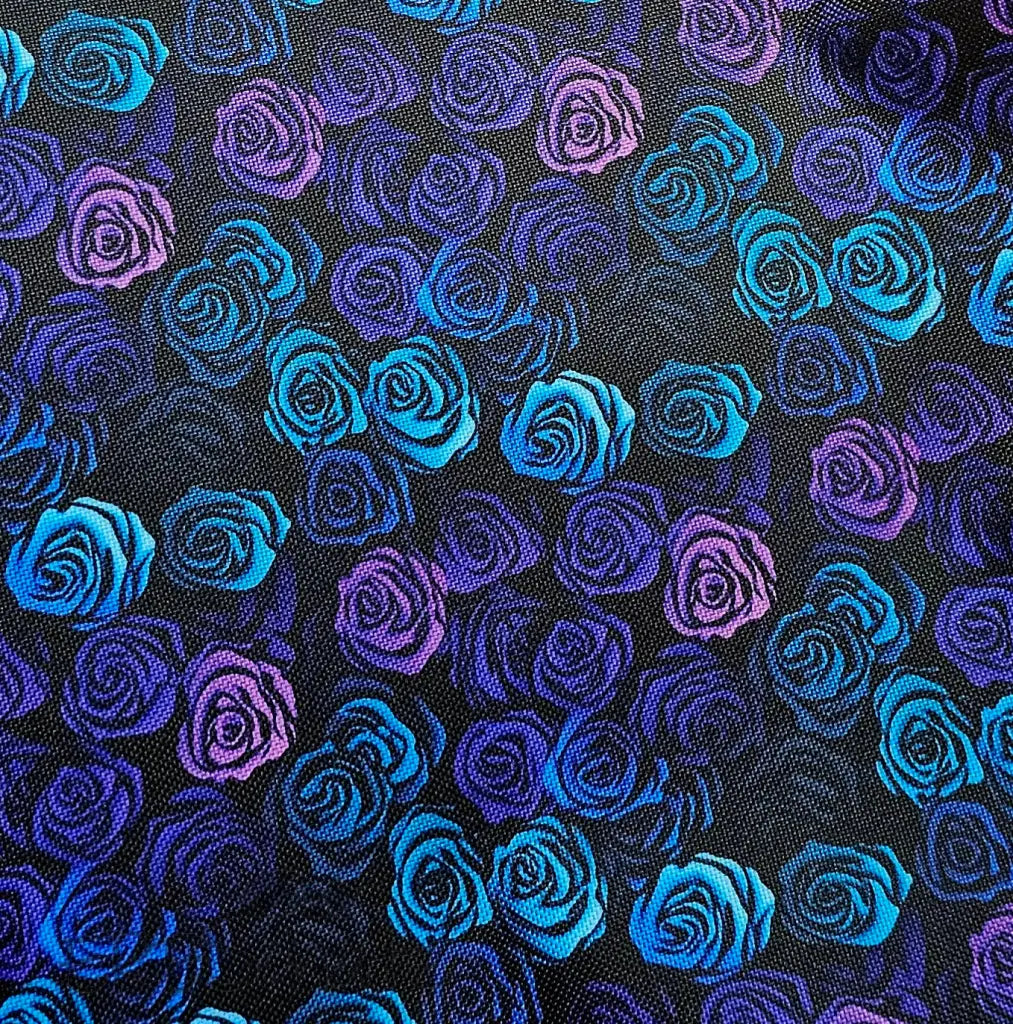 Wasserabweisender Canvas/Oxford Outline Roses | 0,5m