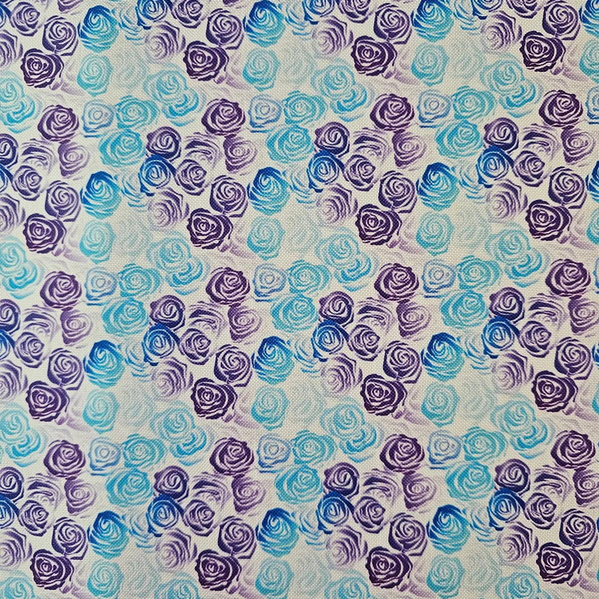 Wasserabweisender Canvas/Oxford Outline Roses | 0,5m