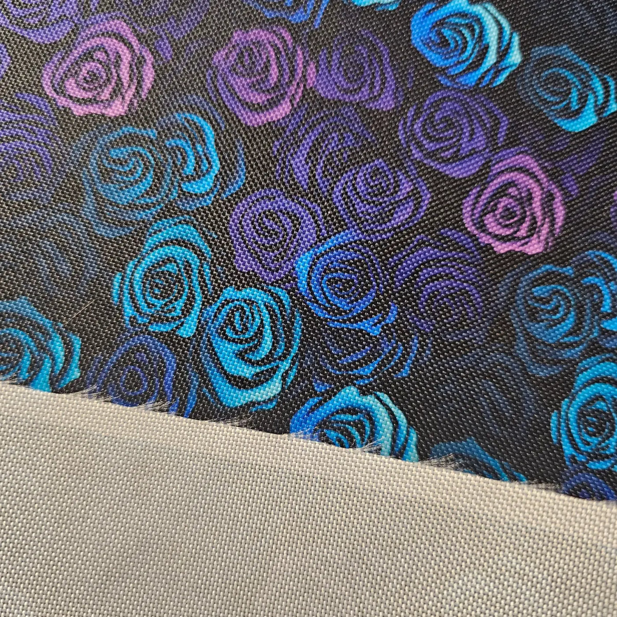 Wasserabweisender Canvas/Oxford Outline Roses | 0,5m