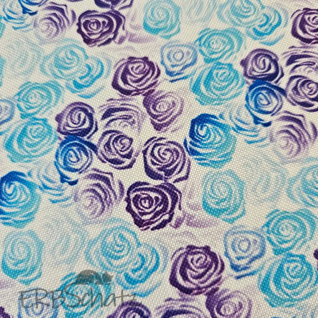 Wasserabweisender Canvas/Oxford Outline Roses | 0,5m