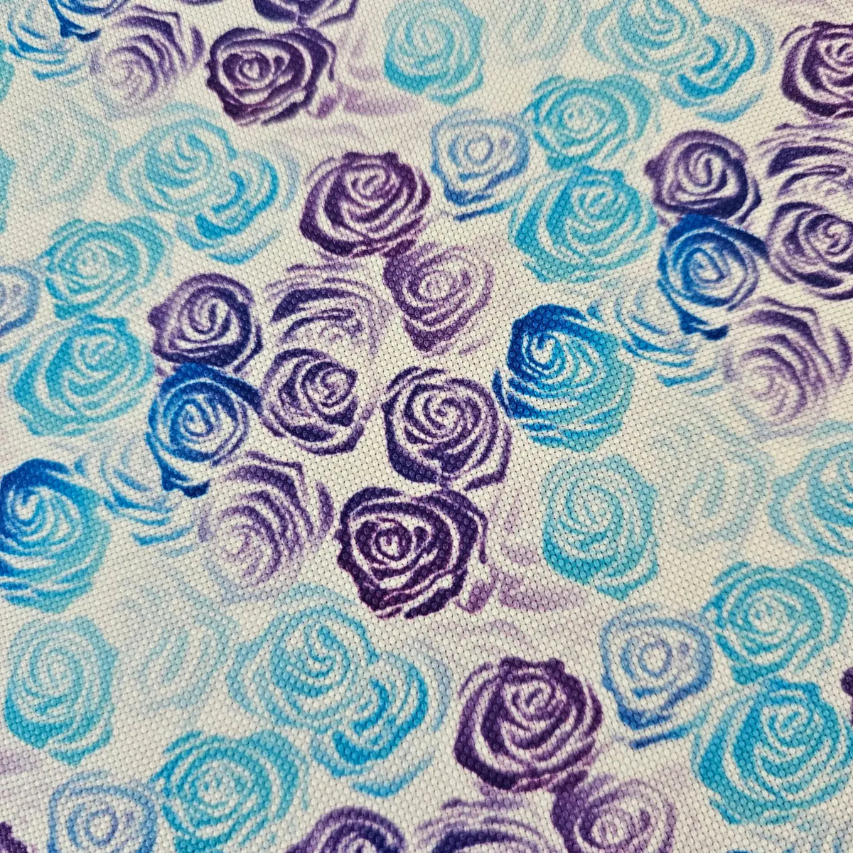 Wasserabweisender Canvas/Oxford Outline Roses | 0,5m
