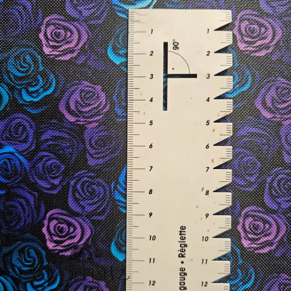 Wasserabweisender Canvas/Oxford Outline Roses | 0,5m
