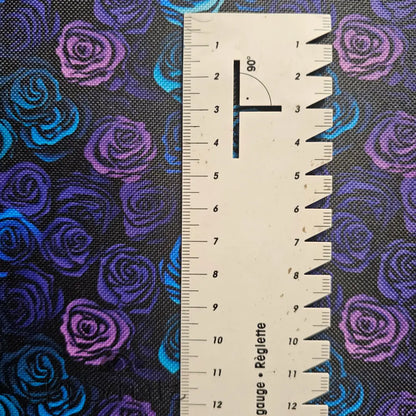 Wasserabweisender Canvas/Oxford Outline Roses | 0,5m