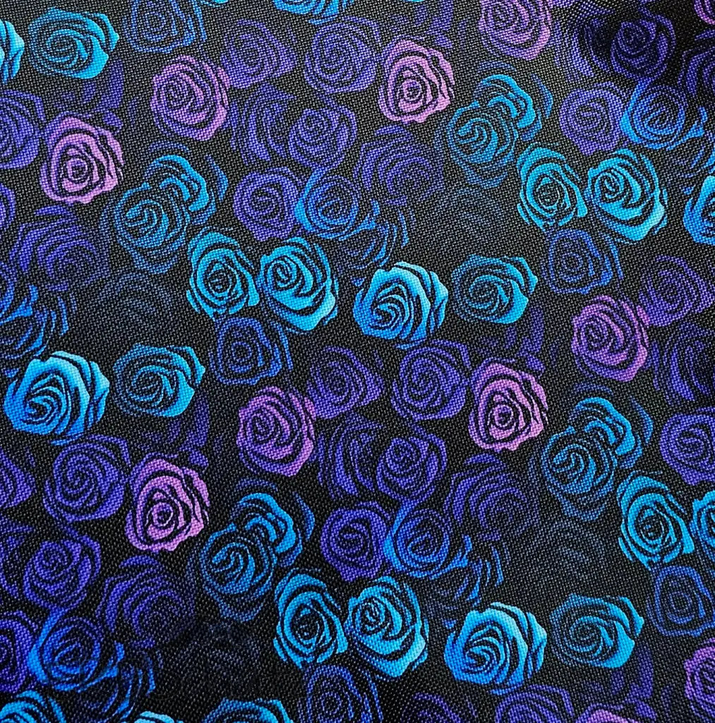 Wasserabweisender Canvas/Oxford Outline Roses | 0,5m