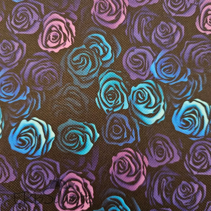 Wasserabweisender Canvas/Oxford Outline Roses | 0,5m