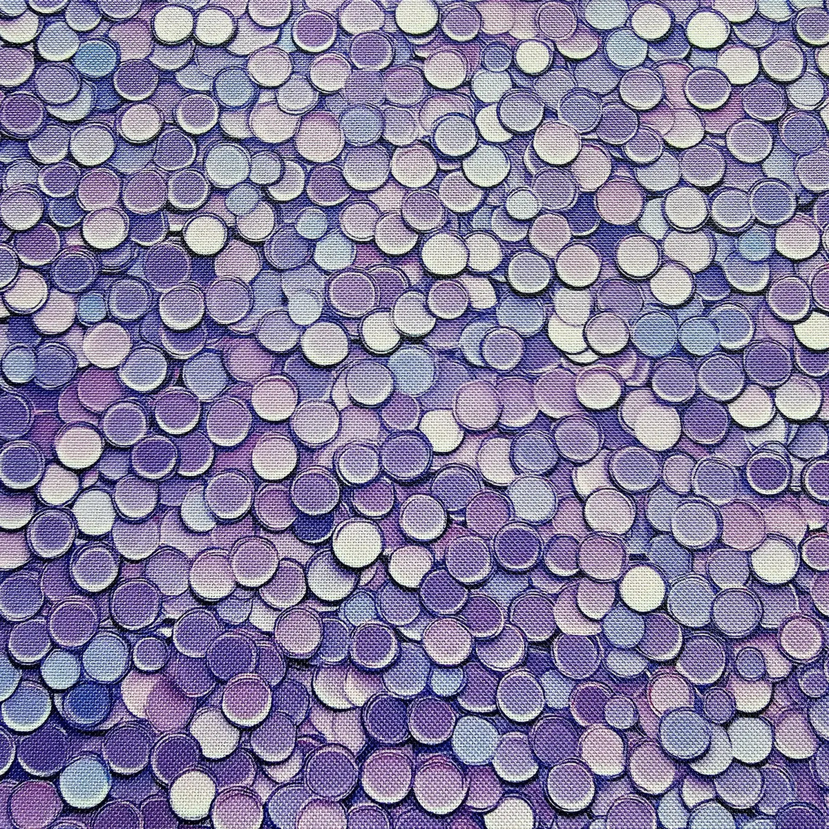 Wasserabweisender Canvas/Oxford | Purple Glamour | 0,5m