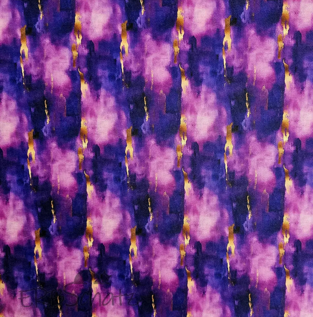 Wasserabweisender Canvas/Oxford PurpleGold Dream | 0,5m