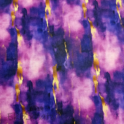 Wasserabweisender Canvas/Oxford PurpleGold Dream | 0,5m