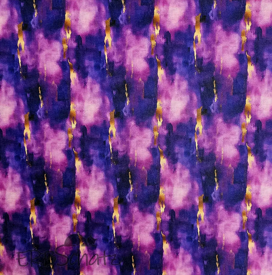 Wasserabweisender Canvas/Oxford PurpleGold Dream | 0,5m