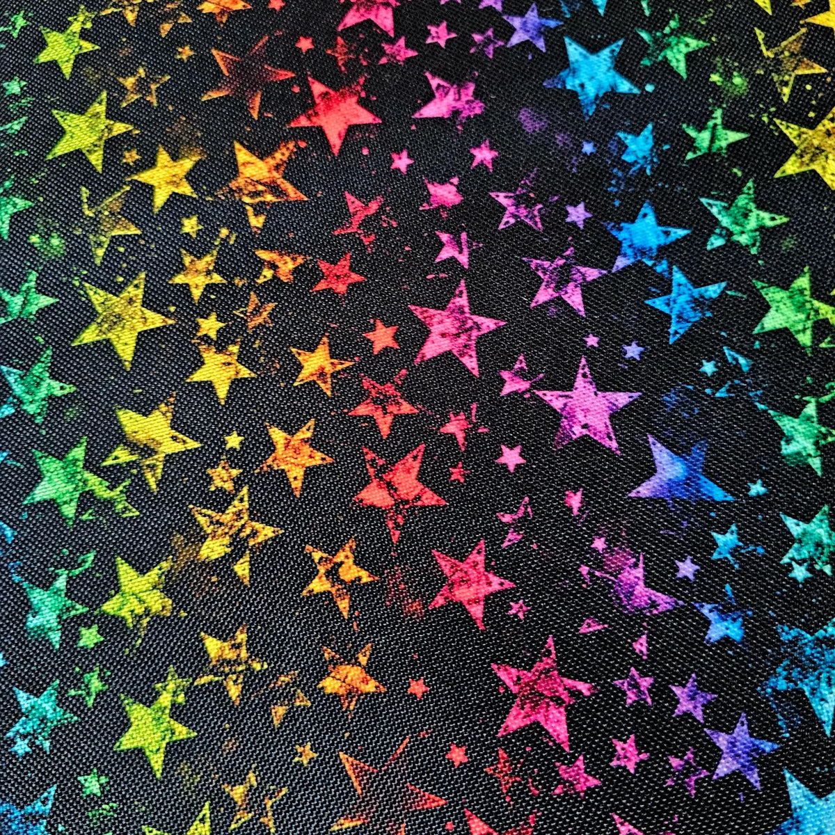 Wasserabweisender Canvas/Oxford Rainbow Stars | 0,5m