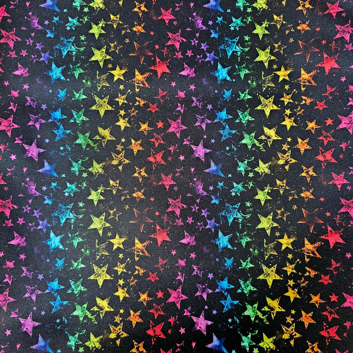 Wasserabweisender Canvas/Oxford Rainbow Stars | 0,5m