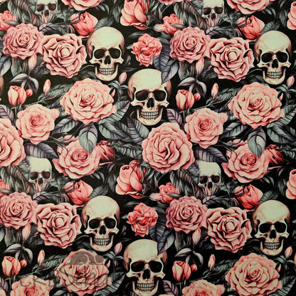 Wasserabweisender Canvas/Oxford Rosy Skulldream | 0,5m