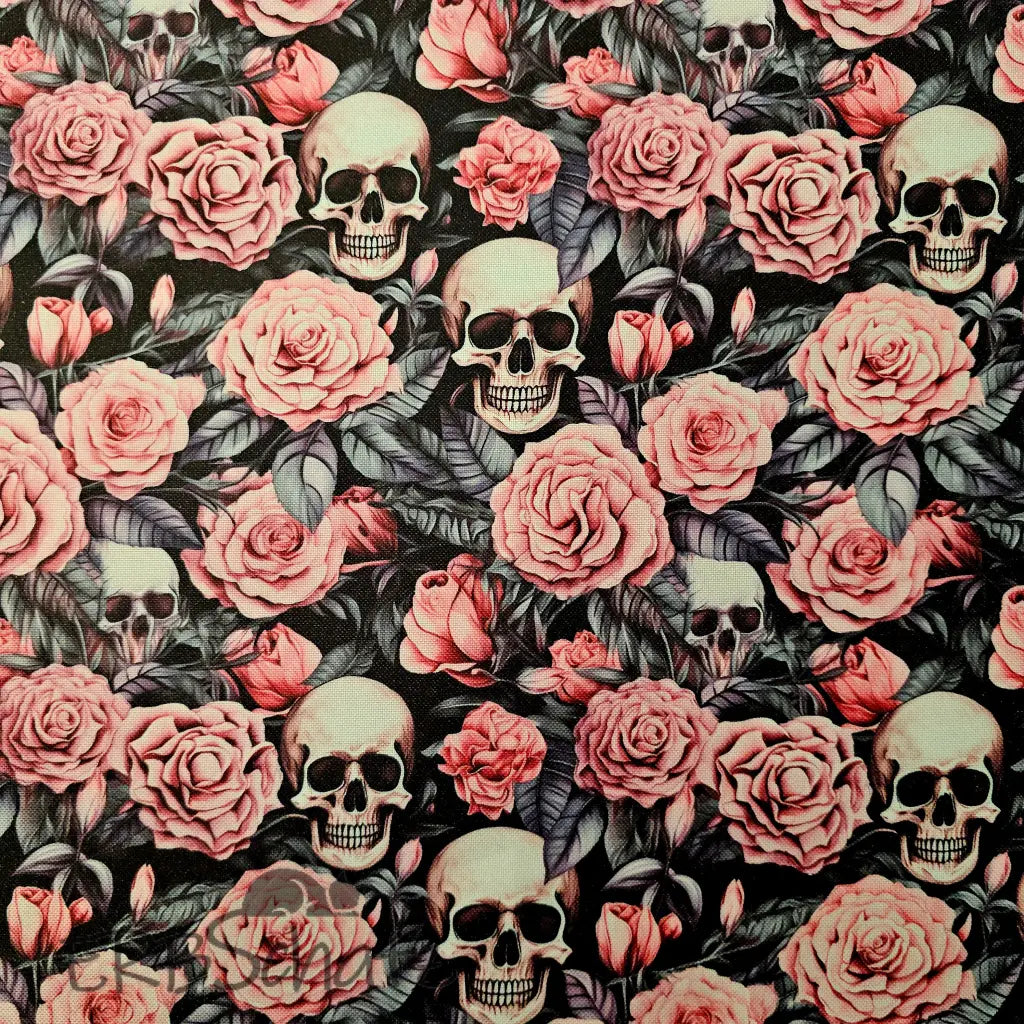 Wasserabweisender Canvas/Oxford Rosy Skulldream | 0,5m