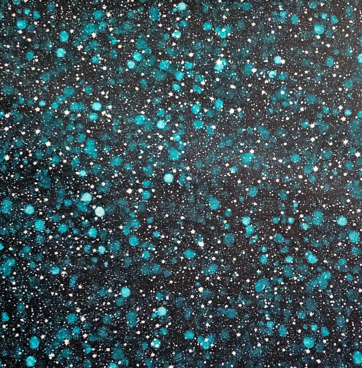 Wasserabweisender Canvas/Oxford | Teal Chaos | 0,5m