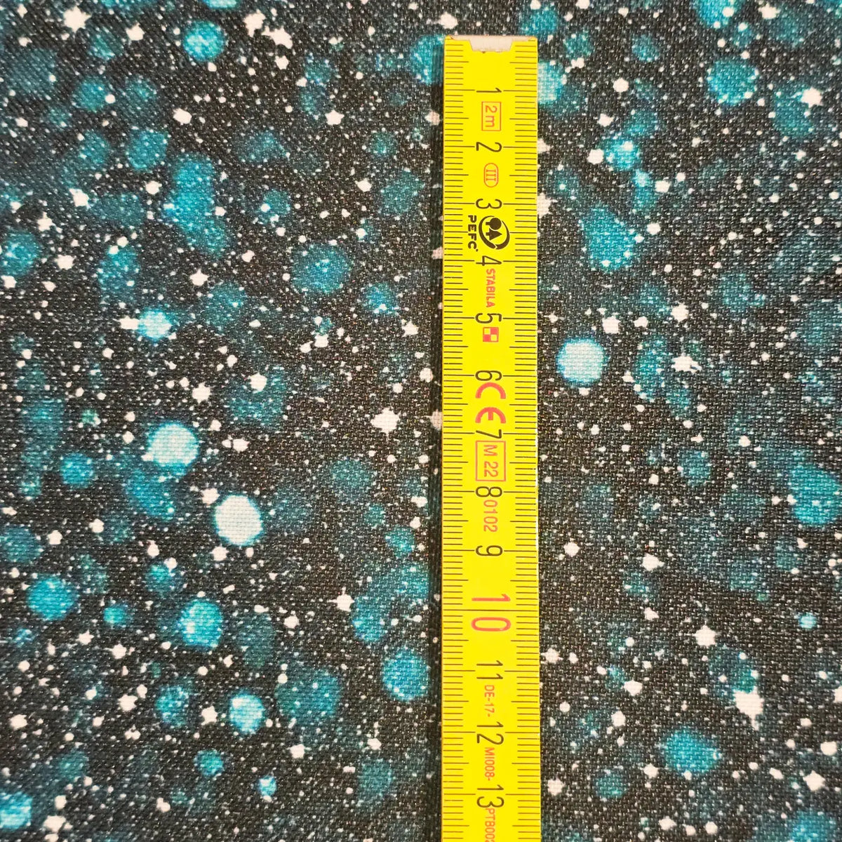 Wasserabweisender Canvas/Oxford | Teal Chaos | 0,5m