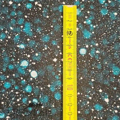 Wasserabweisender Canvas/Oxford | Teal Chaos | 0,5m