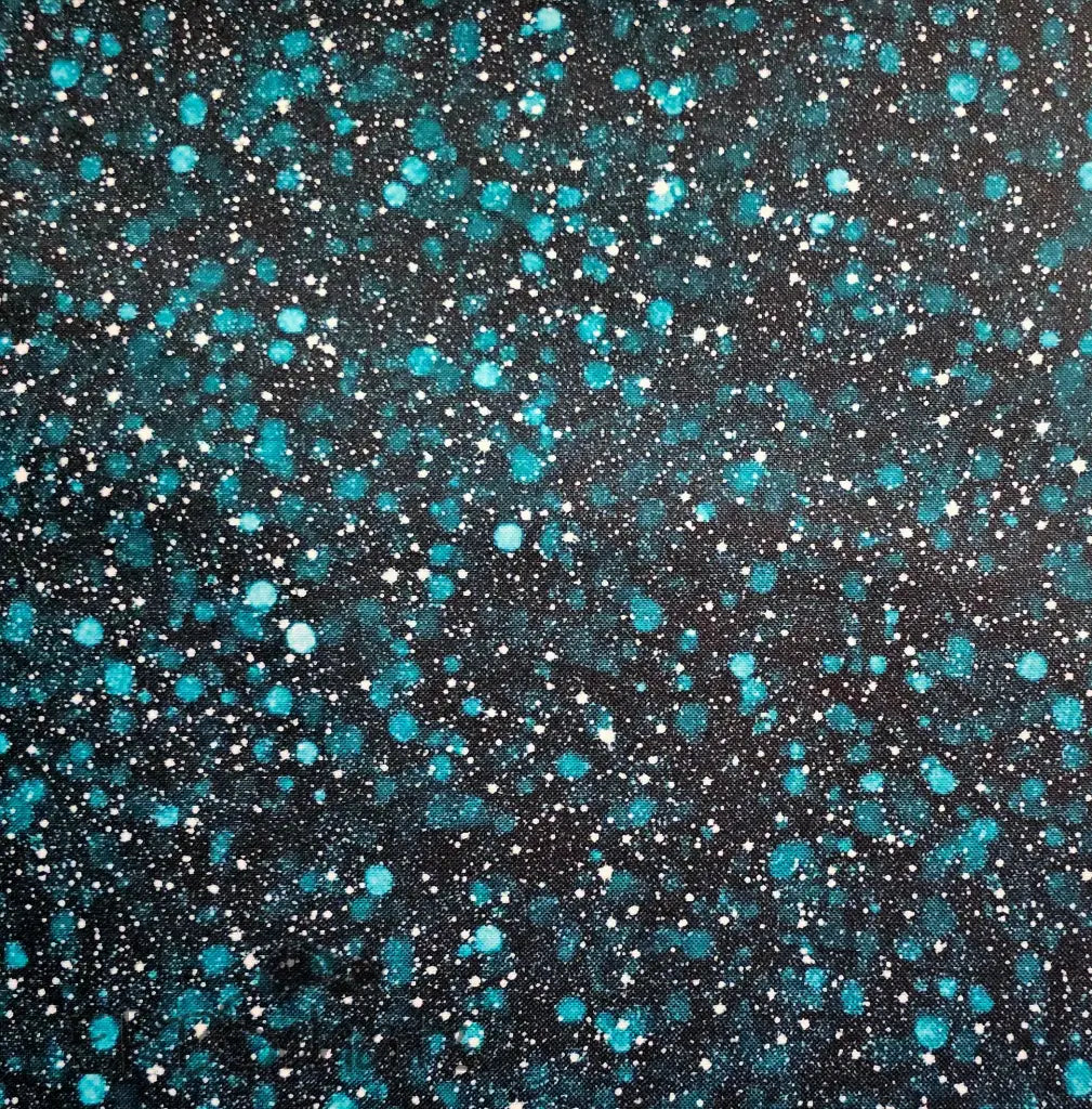 Wasserabweisender Canvas/Oxford | Teal Chaos | 0,5m