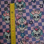 Wasserabweisender Canvas/Oxford | Weird Pastell Skulls