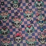 Wasserabweisender Canvas/Oxford | Weird Pastell Skulls