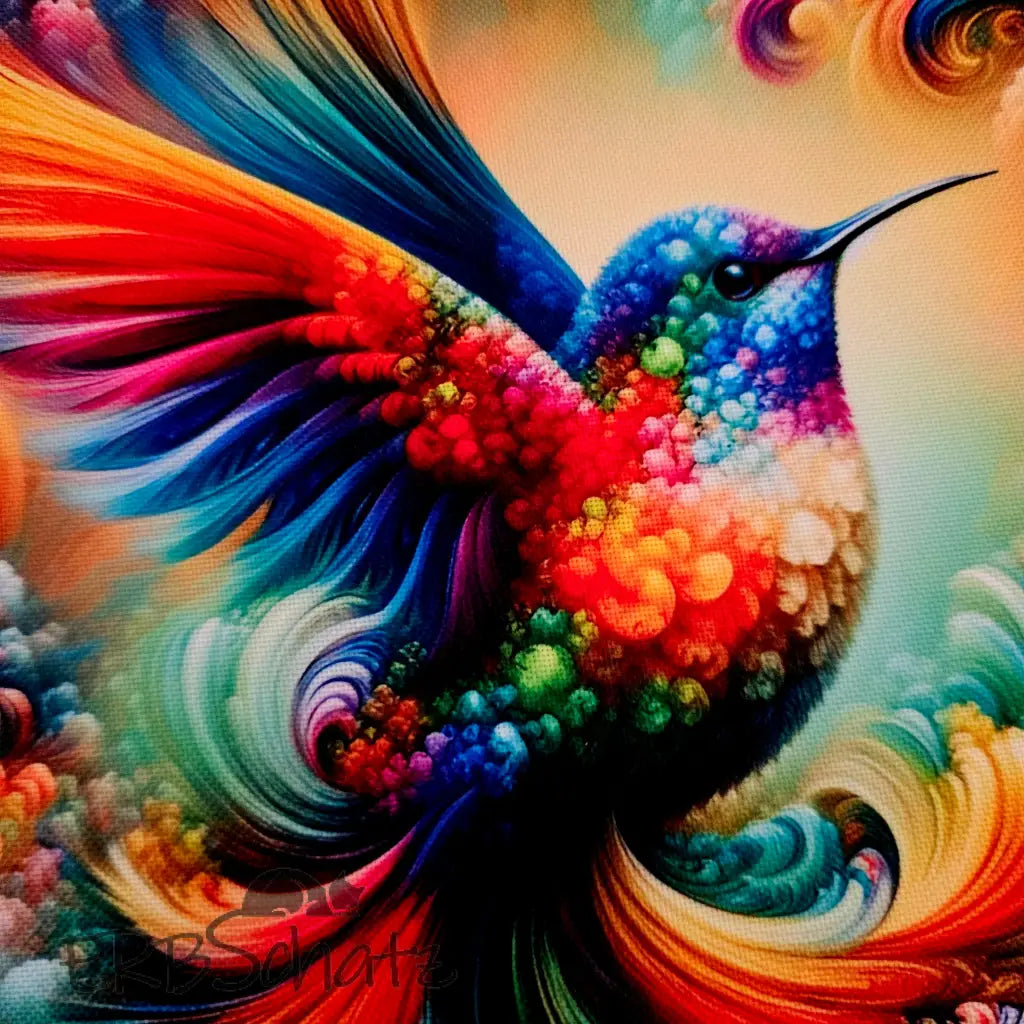 Wasserfester Canvas/Oxford Panel Paradise Hummingbird