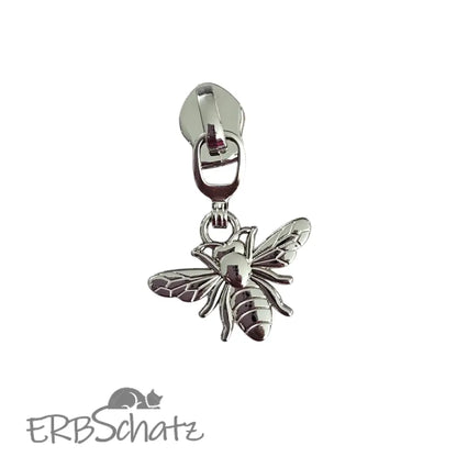 Zipper Bienchen - Silber