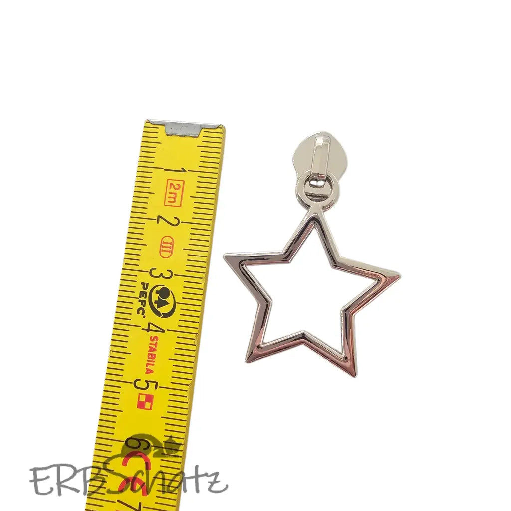 Zipper Big Star Regenbogen - Reißverschluss Schieber Gr.5