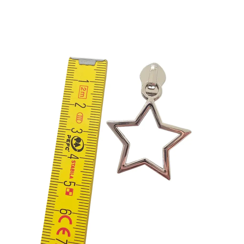 Zipper Big Star Regenbogen - Reißverschluss Schieber Gr.5