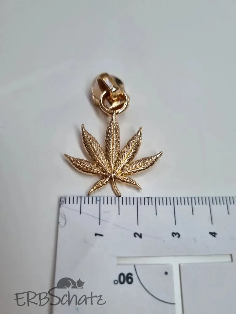 Zipper Blatt Rainbow - Reißverschluss Schieber Gr.5