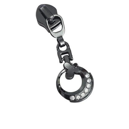 Zipper Bling Circle Rainbow - Reißverschluss Schieber Gr.5
