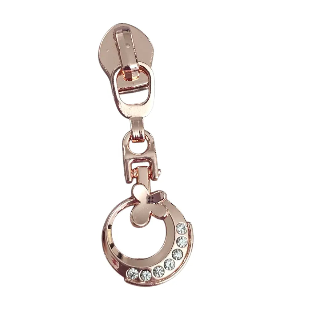 Zipper Bling Circle Rainbow - Reißverschluss Schieber Gr.5