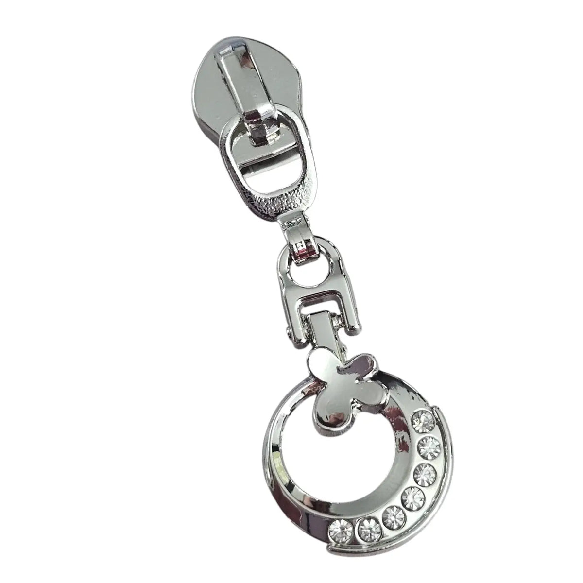 Zipper Bling Circle Rainbow - Reißverschluss Schieber Gr.5