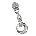 Zipper Bling Circle Rainbow - Reißverschluss Schieber Gr.5