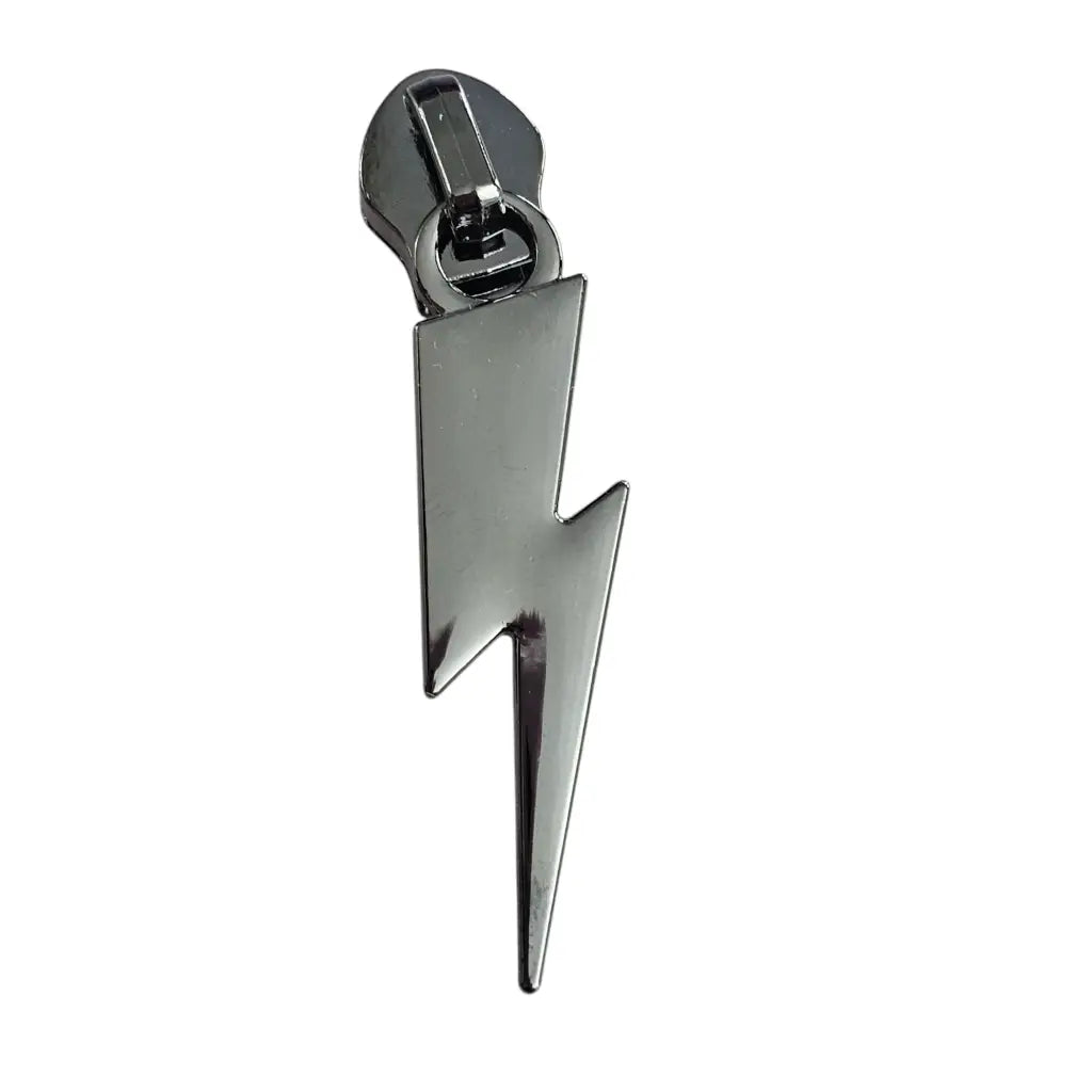Zipper Blitz Gun Metal - Reißverschluss Schieber Gr.5