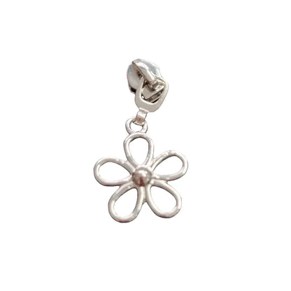 Zipper Blume Gold - Reißverschluss Schieber Gr.5