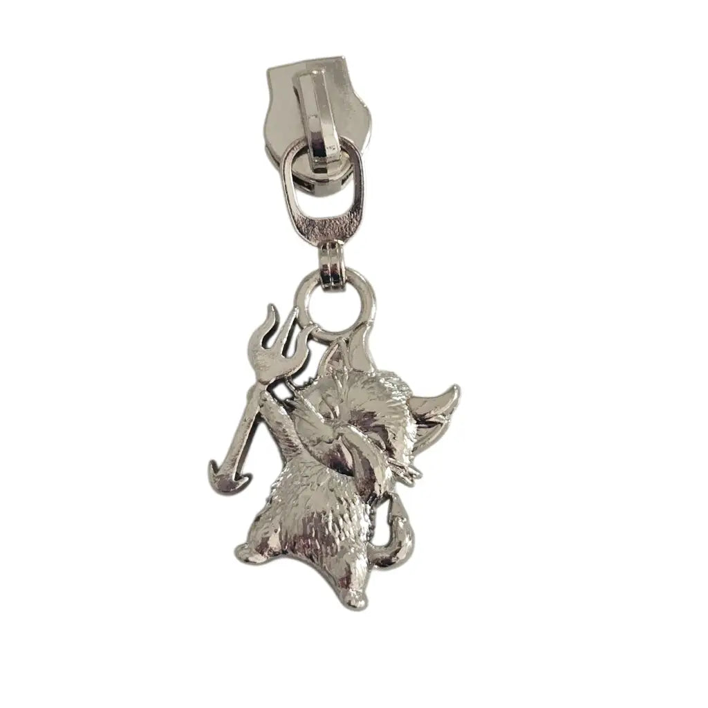 Zipper Cat Devil Rainbow - Reißverschluss Schieber Gr.5