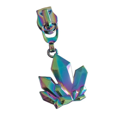Zipper Chrystal Rainbow - Reißverschluss Schieber Gr.5