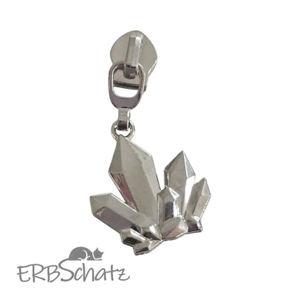 Zipper Chrystal - Silber