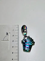Zipper Cupcake Gold - Reißverschluss Schieber Gr.5